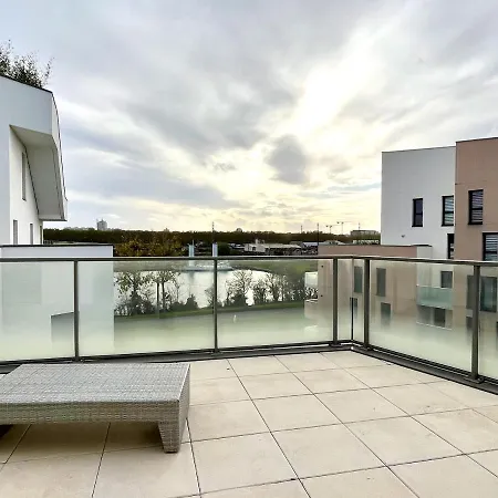 T4 Avec Grande Terrasse Et Parking Privé Appartement Caen